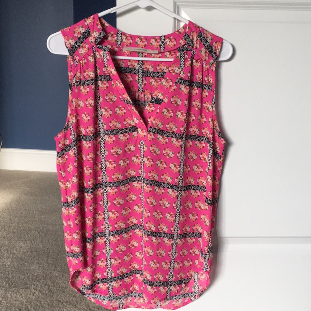 41 Hawthorn Sleeveless Split Neck Blouse size S